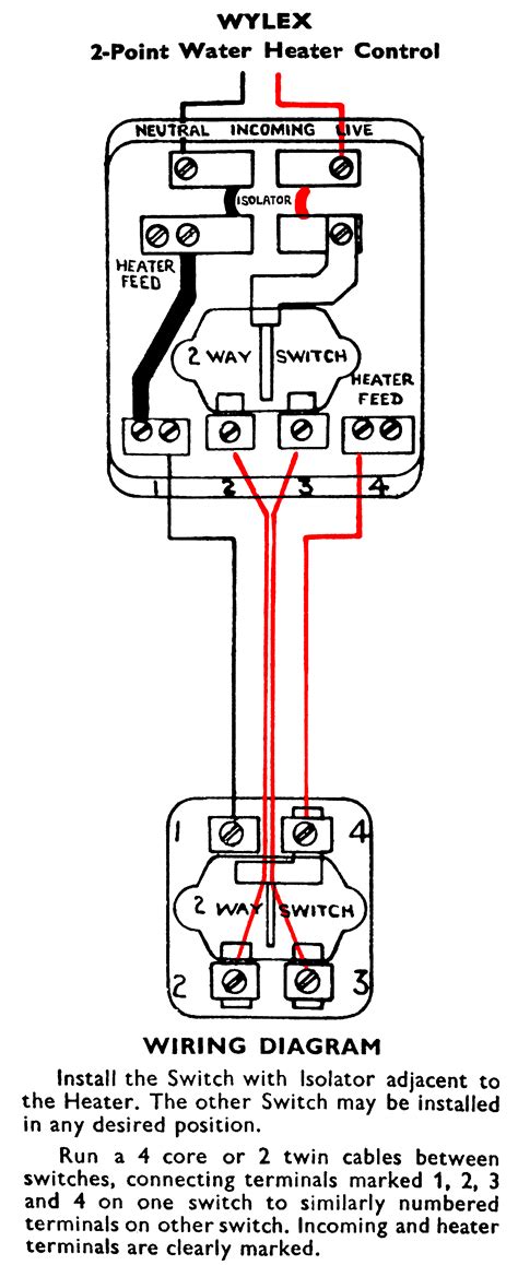 wiring diagram for immersion heater